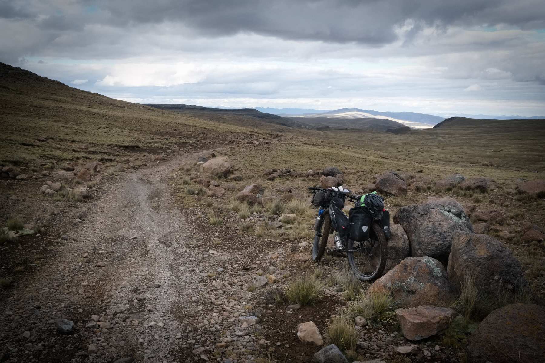 mule track at 4700m