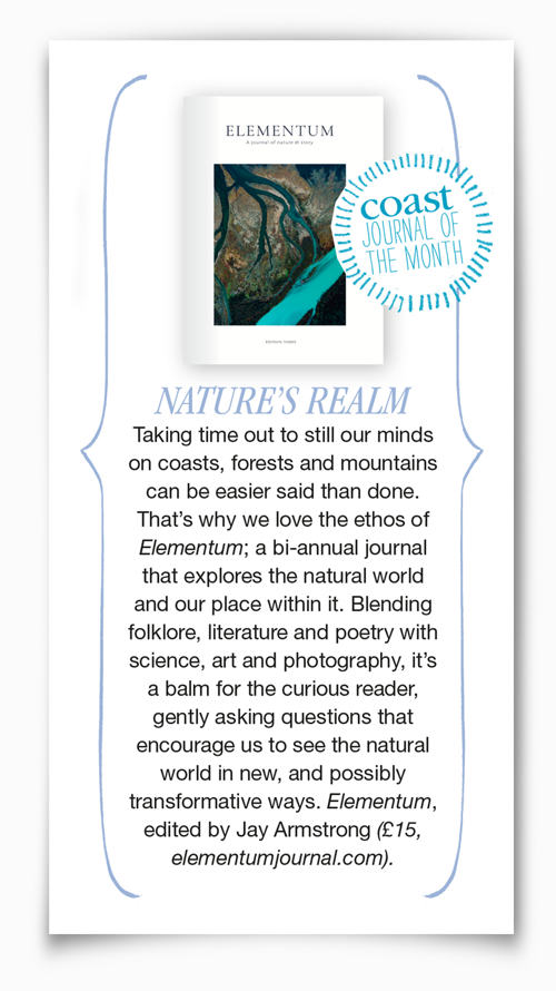 Elementum Journal review in Coast Magazine snippet