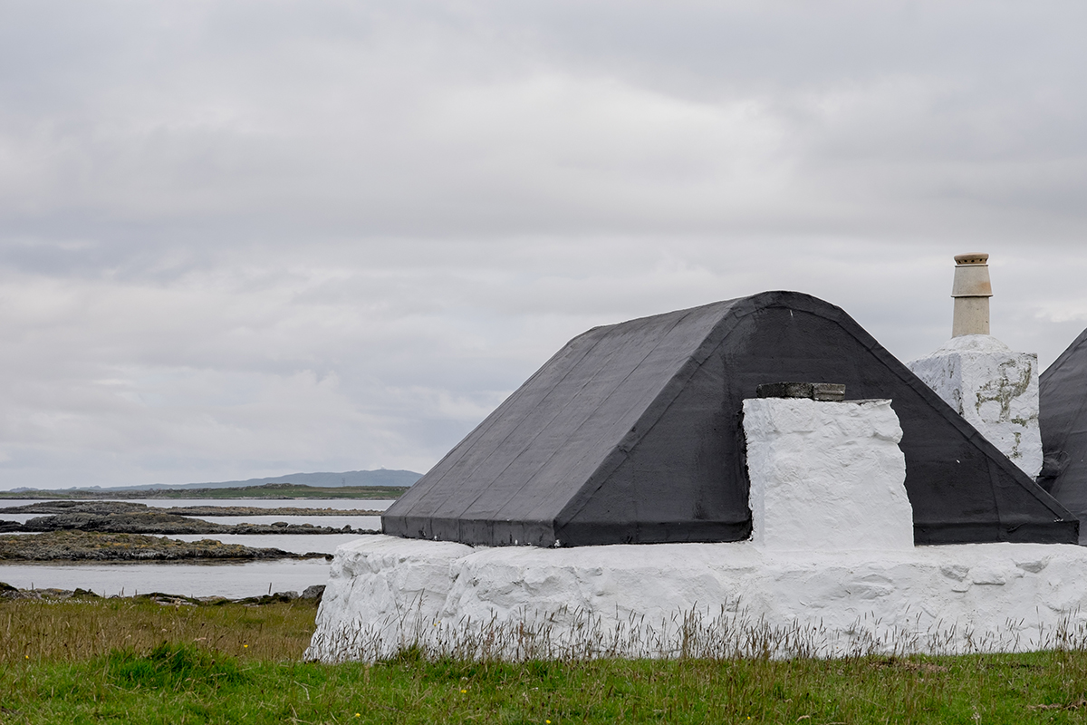 traditional houses on tiree